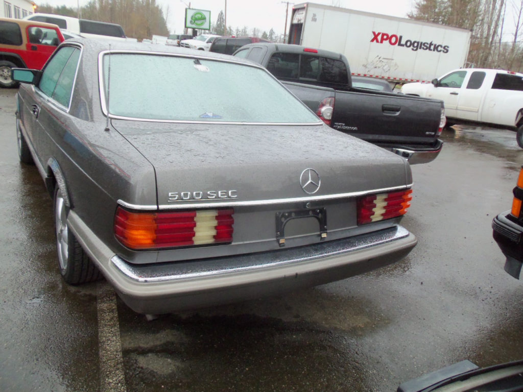 84 Mercedes 500SEC4 Gundie's Auto Recyclers
